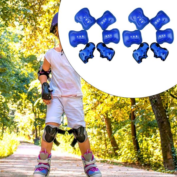 Maxbell Wrist Elbow Knee Pads Guard Pads for Child Boys Girls Outdoor Sports For Discount