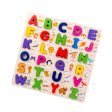 Maxbell Maxbell Wooden Alphabet Puzzle Gift Educational Toy for Ages 0-3 Years Children Kids Discount