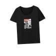 Maxbell Maxbell T Shirt for Women Summer Casual Crew Neck Shirt for Vacation Daily Wear Work XL Black For Discount