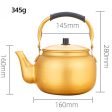 Maxbell Yellow Aluminum Boil Water Kettle Stovetop Kettle for Picnic Kitchen Outside 6L Online