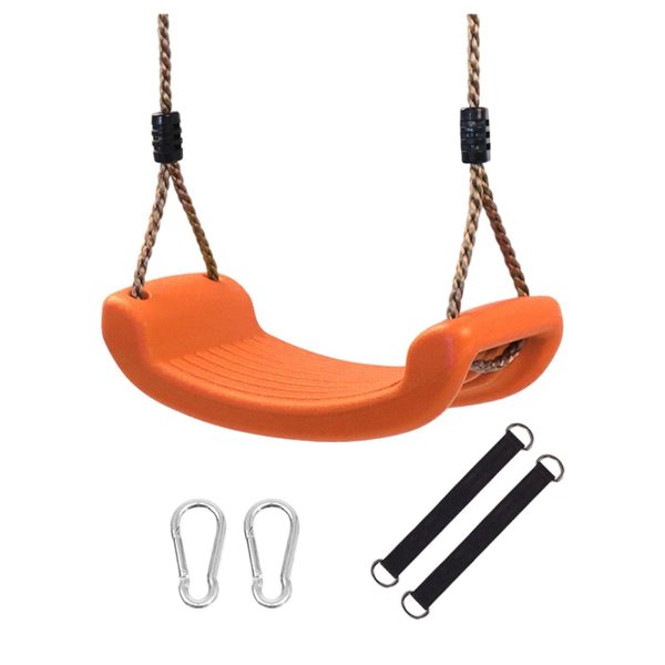 Maxbell Maxbell Swing Seat Non Slip Curved Board Backyard Swinging for Patio Backyard Garden Orange Cheap