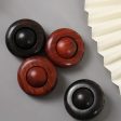 Maxbell Wooden Lucky Bead Toy Collectible Rotatable Ball Birthday Gift Roller Gadget Red Brown on Sale