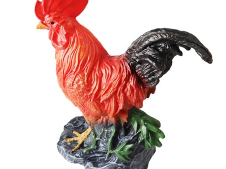 Maxbell Maxbell Chicken Figurine Home Decor Crafts Rooster Statue for New Year Party Holiday Supply