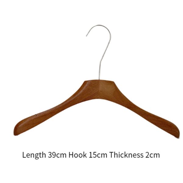 Maxbell Wooden Coat Hanger Sturdy Space Saving Clothes Hanger for Coats Jeans Shorts style G Fashion