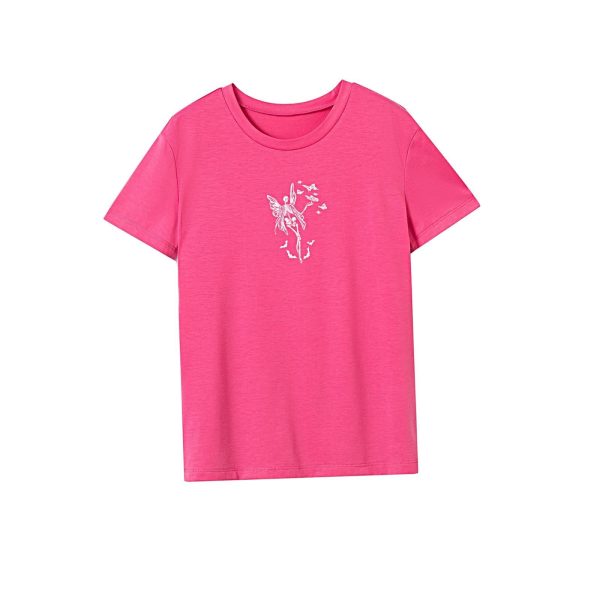 Maxbell Maxbell T Shirt for Women Summer Fashion Sportswear Basic Tee for Street L Cheap