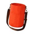 Maxbell Maxbell Yarn Storage Tote with Shoulder Strap Sturdy Crochet Beginners Gift Yarn Bag Orange Cheap