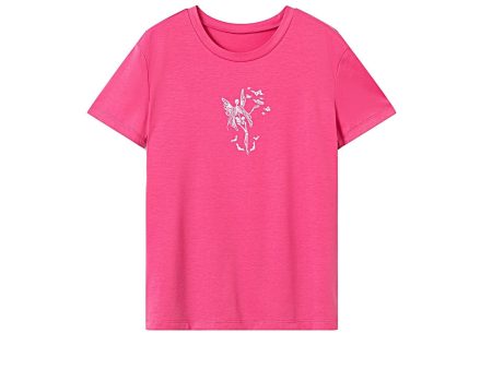 Maxbell Maxbell T Shirt for Women Summer Fashion Sportswear Basic Tee for Street L Cheap