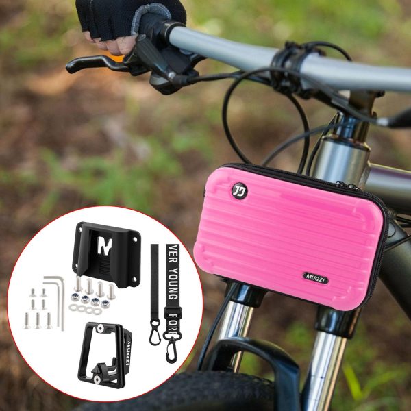 Maxbell Folding Bike Front Bag Front Carrier Block for Men Women Cycling Sports Pink Sale