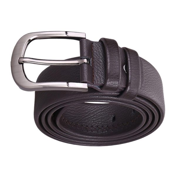 Maxbell Maxbell Men Belt Length 120cm Metal Pin Buckle PU Leather Belt for Pants Jeans suits Brown For Discount