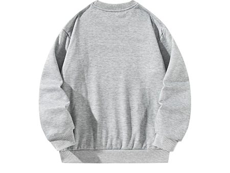 Maxbell Maxbell Women Crewneck Sweatshirt Winter Trendy Clothes for Sports Daily Wear Travel XL Grey on Sale