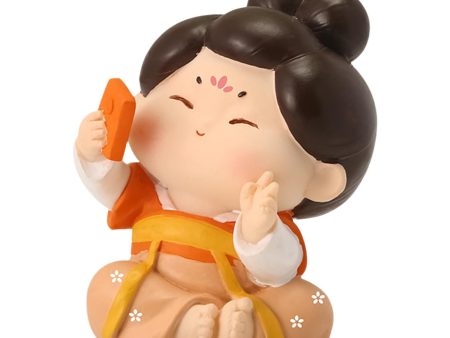 Maxbell Maxbell Cartoon Girl Figurine Collection Desktop Decor for Car Tabletop Housewarming Take photo Fashion