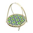 Maxbell Maxbell Handwoven Fruit Basket Rustic Handmade Food Storage Basket for Wedding Table Green Cheap